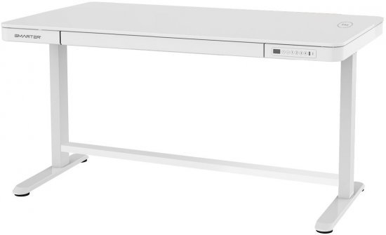 שולחן חכם 140X70 עם טעינה אלחוטית Smarter ET119WCWB צבע לבן