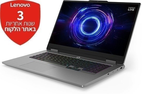 מחשב נייד Lenovo LOQ 17IRX10 83JH007KIV צבע Luna Grey