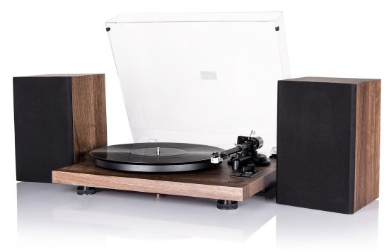 SAFA TR-H004 פטיפון מקצועי עם רמקולים – חום