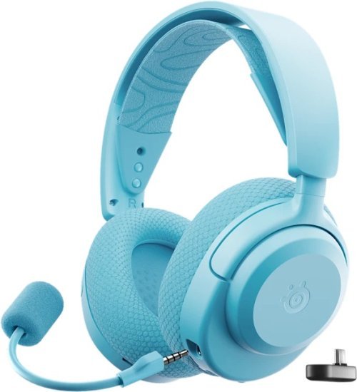 אוזניות גיימינג אלחוטיות SteelSeries Arctis Nova 3P – תואמות PlayStation – צבע אקווה