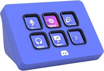 בקר עזר לסטרימינג Elgato Stream Deck Mini – מהדורת Discord – צבע Blurple
