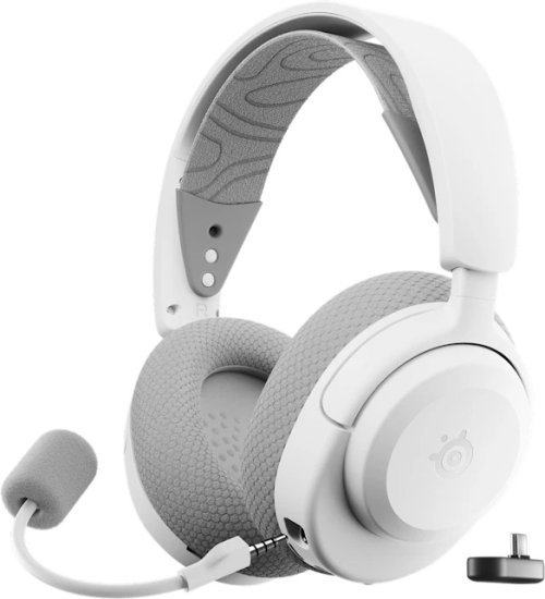 אוזניות גיימינג אלחוטיות SteelSeries Arctis Nova 3X – תואמות Xbox – צבע לבן