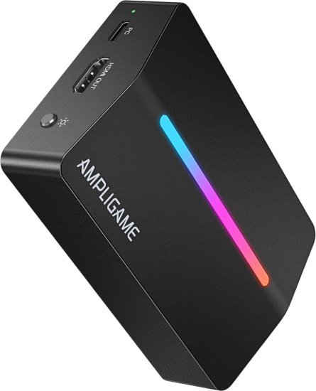 כרטיס לכידת וידאו Fifine AmpliGame V3 עם תאורת RGB