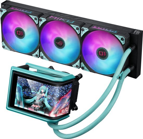קירור נוזלי למעבד ASUS ROG Ryuo IV ‏360 ARGB מהדורת Hatsune Miku