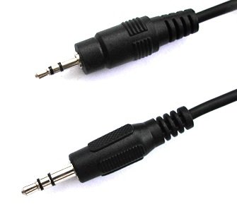 כבל 3.5 מ''מ לחיבור 3.5 מ''מ באורך 1.8 / 1.5 מטר Gold Touch