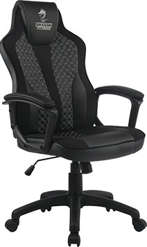 כיסא לגיימרים Dragon Sniper - צבע שחור / כסוף