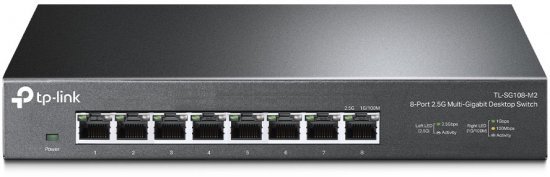 מתג שולחני TP-Link 8-Port 2.5GBASE-T Multi-Gigabit TL-SG108-M2 V1