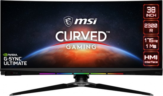 מסך מחשב קעור MSI Optix MEG381CQR UWQHD+ 175Hz 37.5 Inch RGB