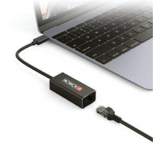 מתאם רשת Provision ISR USB Type-C To Fast Giga TypeC-Geth