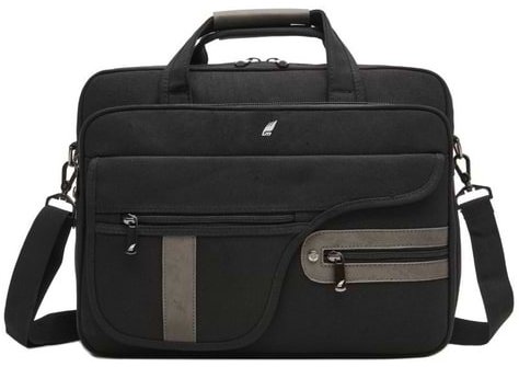 תיק מנהלים למחשב נייד בגודל 15.6 אינץ' דגם Studio מבית Camel Mountain - צבע שחור