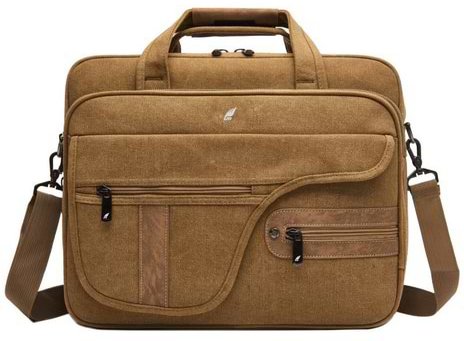תיק מנהלים למחשב נייד בגודל 15.6 אינץ' דגם Studio מבית Camel Mountain - צבע בז'