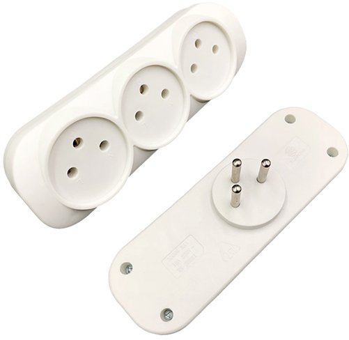 מפצל לשקע 3 יציאות מבית Gold Line