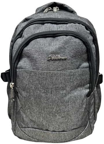 תיק גב למחשב נייד בגודל 15.6 אינץ' דגם Canberra מבית Camel Mountain - צבע אפור בהיר