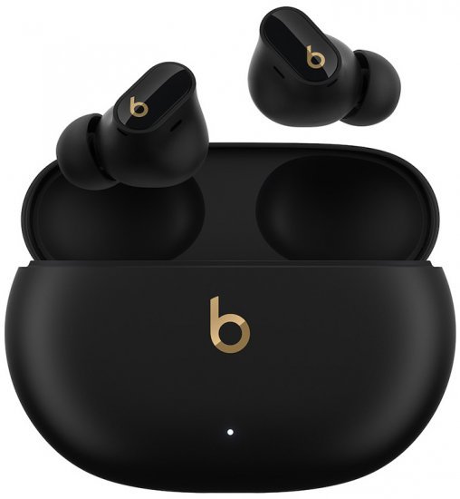אוזניות עם ביטול רעשים Apple Beats Studio Buds+ True Wireless - צבע שחור / זהב