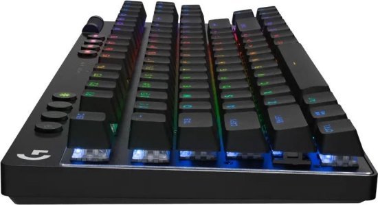 מקלדת גיימינג אלחוטית Logitech G Pro X TKL Lightspeed עם מקשי Tactile - צבע שחור