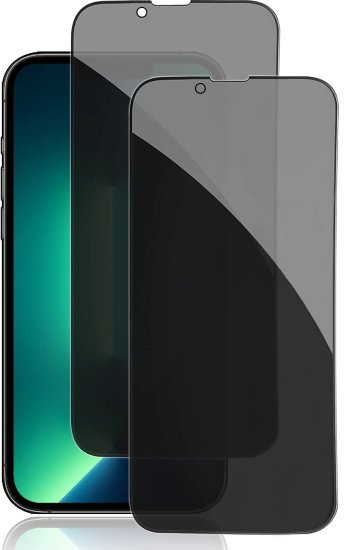 מגן מסך פרטיות מזכוכית ל- Apple iPhone 15 / iPhone 15 Pro / iPhone 16