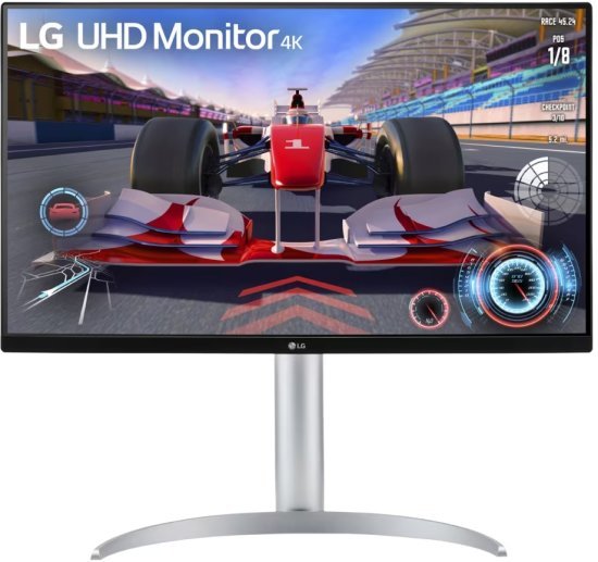מסך מחשב גיימינג ''LG 27UQ750-W UHD VA HDR 144Hz USB-C 90W PD FreeSync 27