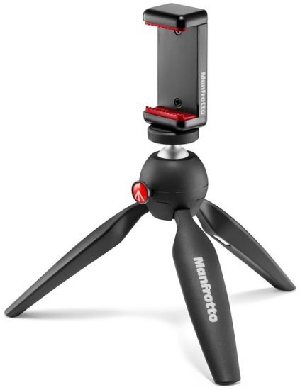 חצובת Pixi MII עם תושבת לסמארטפון Manfrotto MKPIXICLMII-BK - שחור