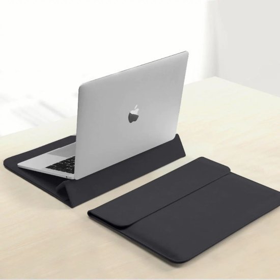 נרתיק למחשב נייד בגודל 17 אינץ' דגם The Nova Plus מבית Camel Mountain - צבע שחור