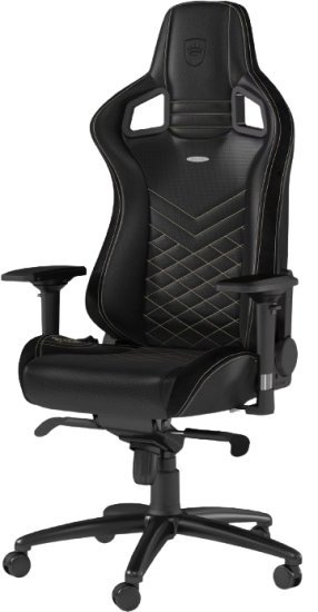 כיסא גיימינג סדרת Epic מבית Noblechairs - צבע שחור / זהב
