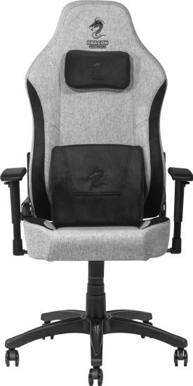 כיסא גיימינג בציפוי בד נושם Dragon GTM Magnet DLX - צבע אפור