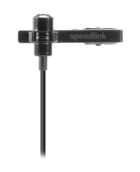 מיקרופון עם תופסן SpeedLink Spes Clip-On SL-800006-BK צבע שחור
