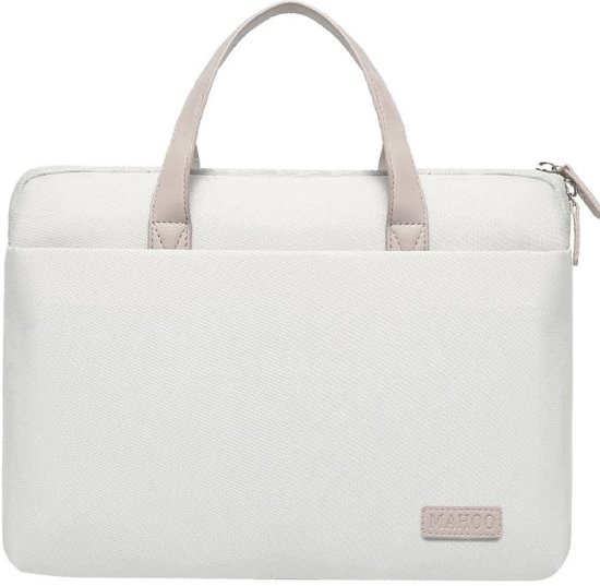 תיק צד למחשב נייד בגודל 16 אינץ’ דגם The Flawless Pro מבית Camel Mountain - צבע אפור בהיר