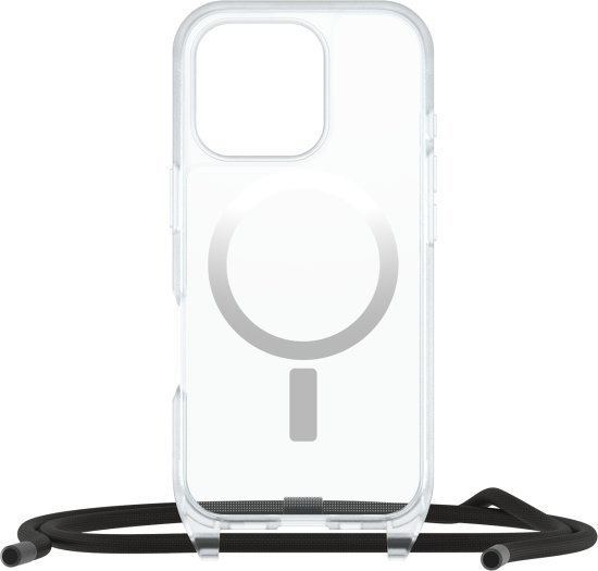 כיסוי OtterBox React Necklace עם MagSafe ל-iPhone 16 Pro Max - צבע שקוף