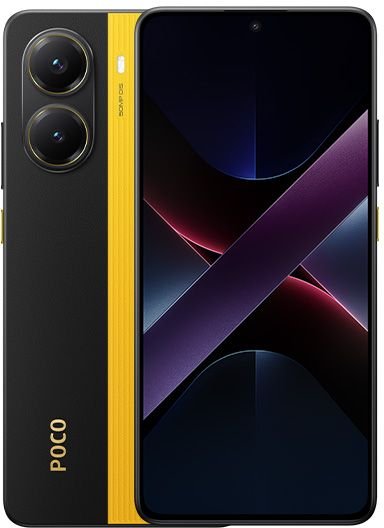 טלפון סלולרי Xiaomi Poco X7 Pro 5G 8GB+256GB - צבע צהוב / שחור - שנתיים אחריות יבואן רשמי ע''י המילטון