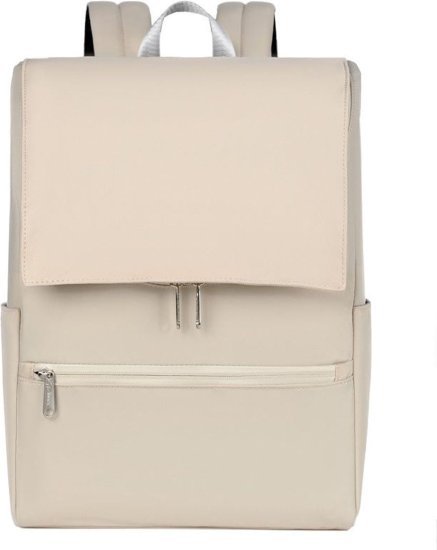 תיק גב למחשב נייד בגודל 13.3 אינץ' דגם The SwiftLuxe Elite מבית Camel Mountain - צבע בז'