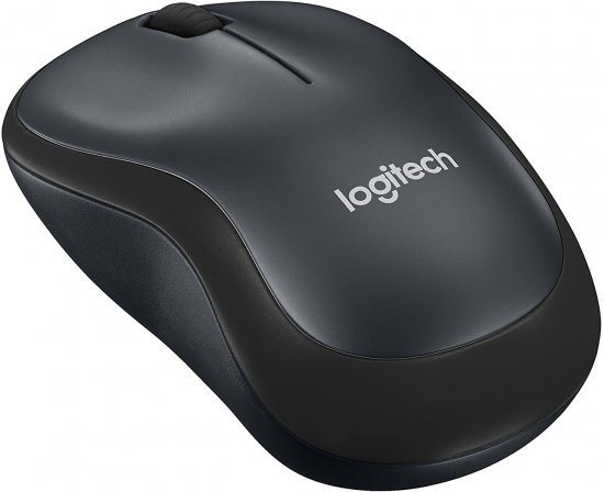 עכבר אלחוטי Logitech M220 Silent Retail - צבע אפור