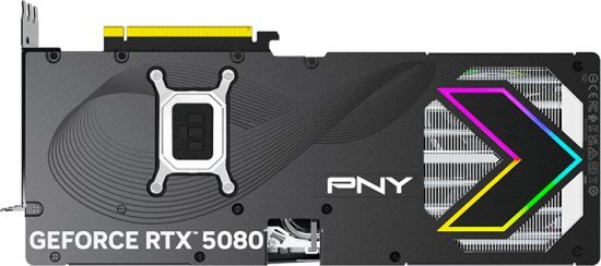 כרטיס מסך PNY RTX 5080 ARGB EPIC-X OC Triple Fan 16GB GDDR7