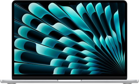 מחשב Apple MacBook Air 13 M4 Chip 10-Core CPU, 10-Core GPU, 256GB SSD Storage, 16GB Unified Memory - צבע Silver - מקלדת עברית / אנגלית - דגם Z1CT000GY