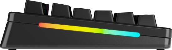 מקלדת גיימינג מכנית אלחוטית Glorious GMMK 3 Pro He Prebuilt Compact 75 - צבע שחור