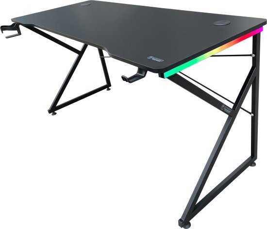שולחן גיימינג מקצועי Dragon TK RGB - צבע שחור