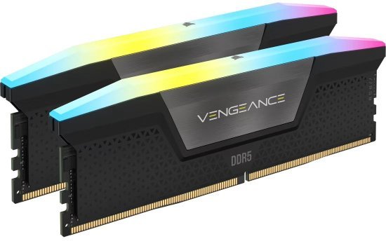 זיכרון למחשב Corsair Vengeance RGB 2x16GB DDR5 6400MT / s CL36