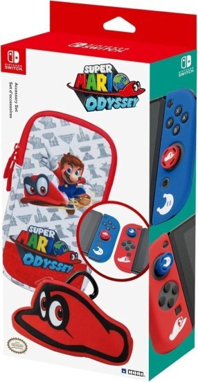 נרתיק אביזרים קשיח Super Mario Odyssey ל-Nintendo Switch מבית HORI