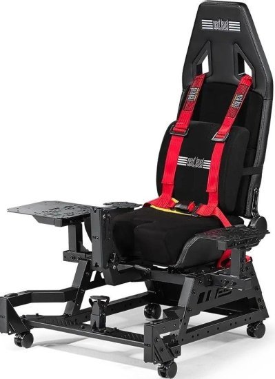 מושב לסימולטור טיסה מקצועי מבית Next Level Racing  - צבע שחור