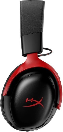 אוזניות גיימינג אלחוטיות HyperX Cloud III S - צבע שחור אדום