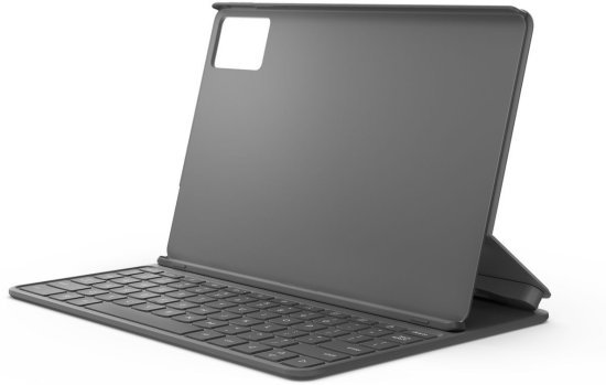 כיסוי מעמד Folio עם מקלדת ל-Lenovo Idea TAB TB336 - צבע אפור