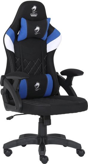 כיסא גיימינג מבד נושם דגם ACEP-GBWF סדרת ACE Pro מבית Dragon - צבע שחור וכחול