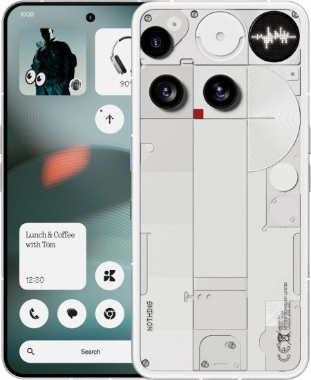 טלפון סלולרי Nothing Phone 3 12GB+256GB - צבע לבן