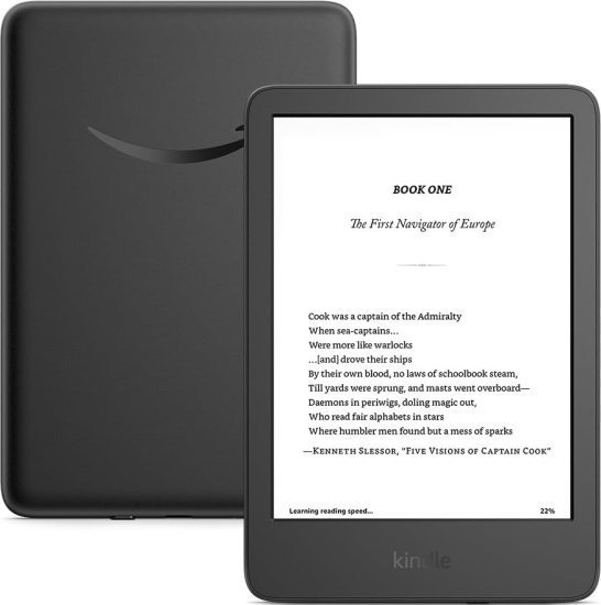 קורא ספרים אלקטרוני Kindle 11th Generation 2024 16GB Wi-Fi - צבע שחור