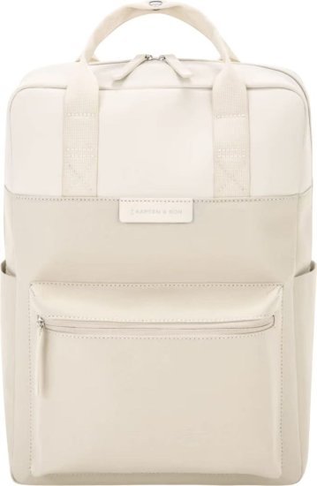 תיק גב למחשב נייד דגם Bergen מבית Kapten & Son עד 13 אינץ' - צבע אבן חול