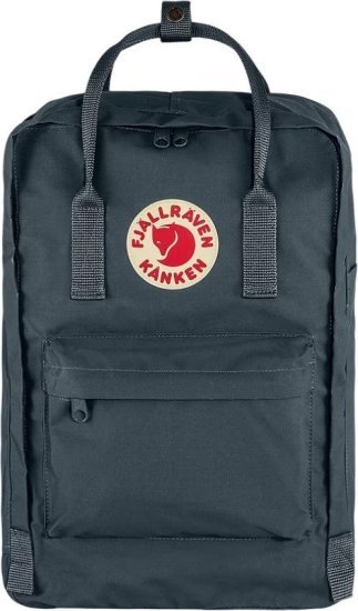 תיק גב למחשב נייד דגם Kanken Laptop מבית Fjallraven עד 17 אינץ' - צבע גרפיט