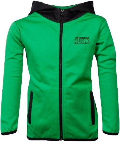 קפוצ'ון לילדים עם רוכסן Marvel Hulk גילאים 9-10