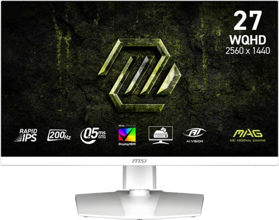 מסך מחשב גיימינג ''MSI MAG 274QRFW E20 WQHD 200Hz 27