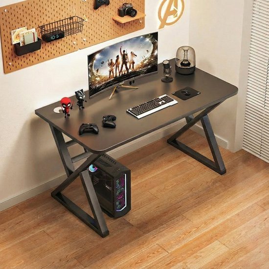 שולחן גיימינג ברוחב 80 ס''מ דגם RSM-2025 מבית Rosso Italy - צבע שחור