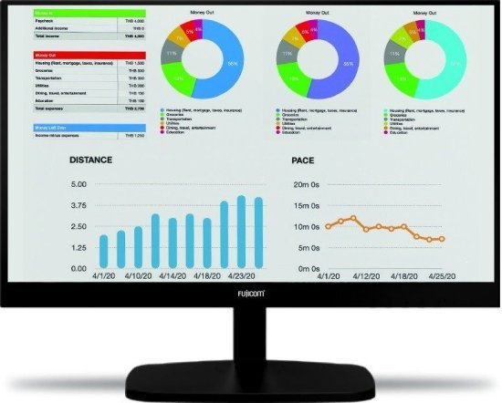 מסך מחשב 21.5 אינץ' Fujicom FHD 60Hz FJ-2260HK