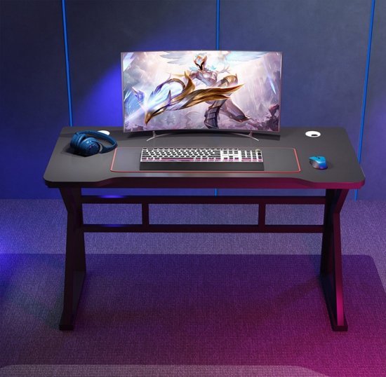 שולחן גיימינג ברוחב 100 ס''מ דגם MSH-10-33 מבית Rosso Italy - צבע שחור